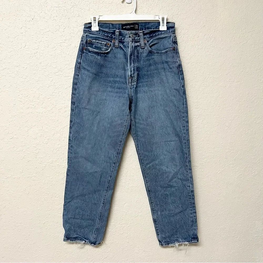 Abercrombie & Fitch 90s Loose Denim Blue Jeans Size 28x30